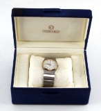 CONCORD MARINER MENS STAINLESS & 18KT GOLD WATCH