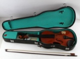 VINTAGE CREMONA VIOLIN WITH CASE BOW AND MORE