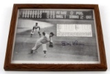 DON LARSEN PERFECT GAME PLAQUE SIGNED