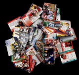 LOT OF OVER 300 UNSEARCHED FOOTBALL TRADING CARDS