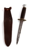 BRITISH WWII RODGERS COMMANDO KNIFE WITH SHEATH