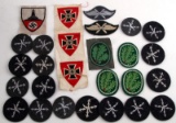 25 GERMAN WWII PATCHES DRKB LIGHT INFANTRY MORE