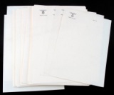 100 SHEETS OF HITLERS PERSONAL EMBOSSED LETTERHEAD