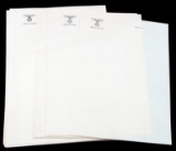 50 SHEETS OF HITLERS PERSONAL EMBOSSED LETTERHEAD