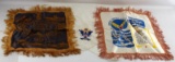 GROUP OF 3 U.S MILITARY BRANCHES SERVICE FLAGS
