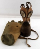 WWII FRENCH MILITARY C38 PROTECTIVE GAS MASK