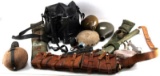 WWII & LATER MULTINATIONAL VARIED FIELD GEAR LOT