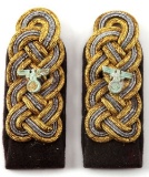 WWII GERMAN 3RD REICH DIPLOMATIC SHOULDER BOARDS