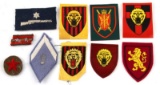 GROUP OF 10 MILITARY PATCHES VARIOUS NATIONALITY