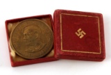 GERMAN WWII 3RD REICH ADOLF HITLER COIN W ORIG BOX