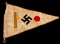 WWII AXIS NATION SYMBOL PENNANT FASCIST GERMAN JAP