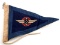 WWII GERMAN THIRD REICH NSFK & DLV COMBO PENNANT