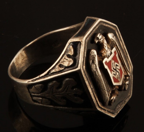 WWII GERMAN THIRD REICH LUFTWAFFE VICTORY RING