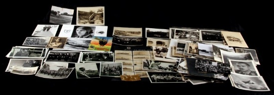 OVER 130 WWI WWII PHOTOGRAPH POSTCARD LOT