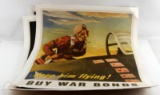 WWII 1943 MILITARY RECRUITING ADVERTISEMENT LOT