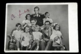 WWII GERMAN 3RD REICH SIGNED GOEBBELS FAMILY PHOTO