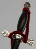 KKK WOMEN OFFICERS' SWORD WITH RED KNOT AND TASSEL