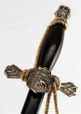 KKK KLANSMAN'S OFFICER RANK RARE DRESS SWORD