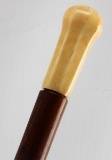 HIPPO TOOTH 19TH CENTURY SWORD CANE WALKING STICK