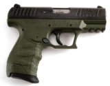 WALTHER CCP GREEN & BLACK SEMI AUTO PISTOL 9MM