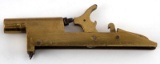 19TH C. BRASS DOORSTOP PERCUSSION ALARM GUN