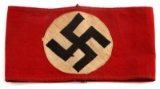 WWII GERMAN THIRD REICH NSDAP STANDARD ARM BAND