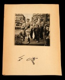 ADOLF HITLER SIGNATURE ON CARD WITH PHOTO 1944