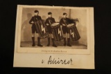 BALDUR VON SCHIRACH AUTOGRAPHED PHOTO BOYS DRUMS