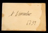 WWII GERMANY HEINRICH HIMMLER SIGNED NOTE CARD