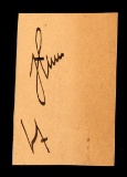 WWII GERMANY CILP ADOLF HITLER SIGNATURE
