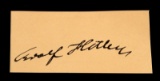 1920'S GERMANY ADOLF HITLER CLIPPED SIGNATURE
