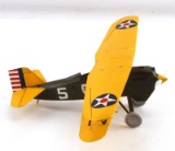 WWII US CURTISS P1B AIRCRAFT MODEL BY JOHN FICKLEN