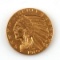 1910 GOLD $5.00 HALF EAGLE INDIAN HEAD COIN XF