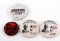4 VINTAGE 3RD PARTY PRESIDENTIAL CAMPAIGN BUTTONS