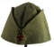 WWII RUSSIAN USSR FIELD OVERSEAS SIDE CAP W BADGE
