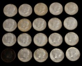 $10 ROLL OF KENNEDY HALF DOLLAR COINS 1964 SILVER