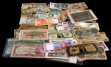OVER 75 PIECES OF WORLD CURRENCY UNSEARCHED