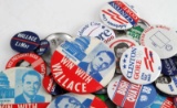 VINTAGE & NEWER PRESIDENTIAL CAMPAIGN BUTTON LOT