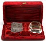 C.L. BYRD & CO SET OF 6 STERLING SILVER SPOONS