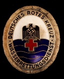 WWII GERMAN 3RD REICH RED CROSS WATER RESCUE BADGE