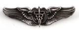 WWII US ARMY AIR FORCE FLIGHT SURGEON WINGS BADGE