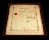 LT RICHARD SILL SIGNED LAW PRACTICE LETTER 1783