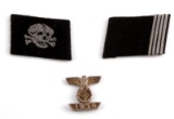 WWII GERMAN 3RD REICH PATCHS AND IRON CROSS EAGLE
