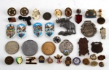 WINCHESTER FOB INSPECTOR BADGE & OTHER PIN LOT