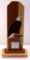 23 INCH AMERICAN BALD EAGLE ON CEDAR ART PIECE