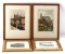 NOTRE DAME CATHEDRAL & SALZURG SIGNED ETCHINGS LOT