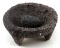 IGNEOUS LAVA ROCK 9 INCH MORTAR AND PESTLE