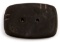 2 HOLE NATIVE AMERICAN STONE GORGET WOODLAND