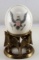 AMERICAN HAND CARVED FEDERAL EAGLE OSTRICH EGG