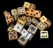 VINTAGE BONE & PLASTIC GAME DICE LOT